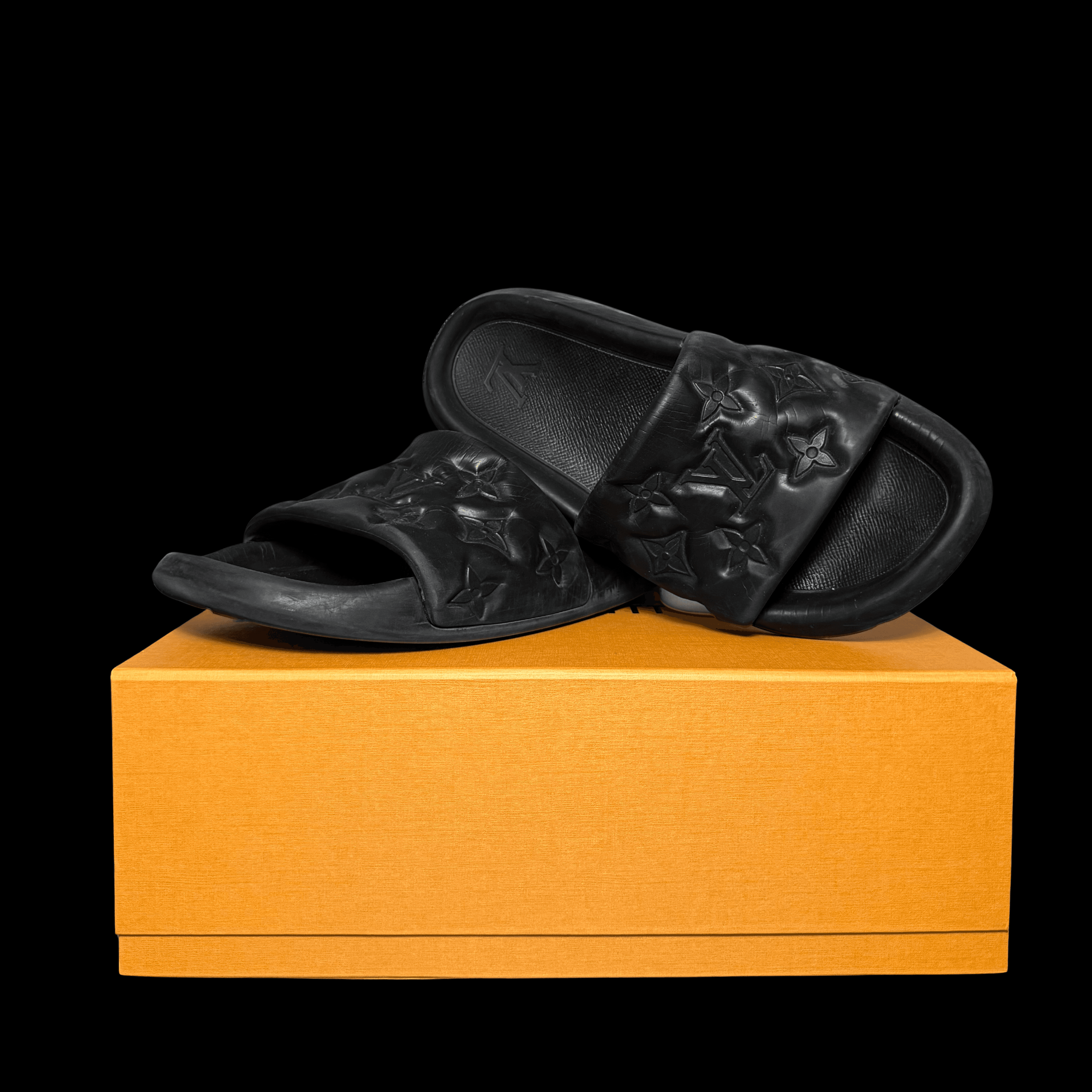 LV Waterfront Mule Monogram Slides