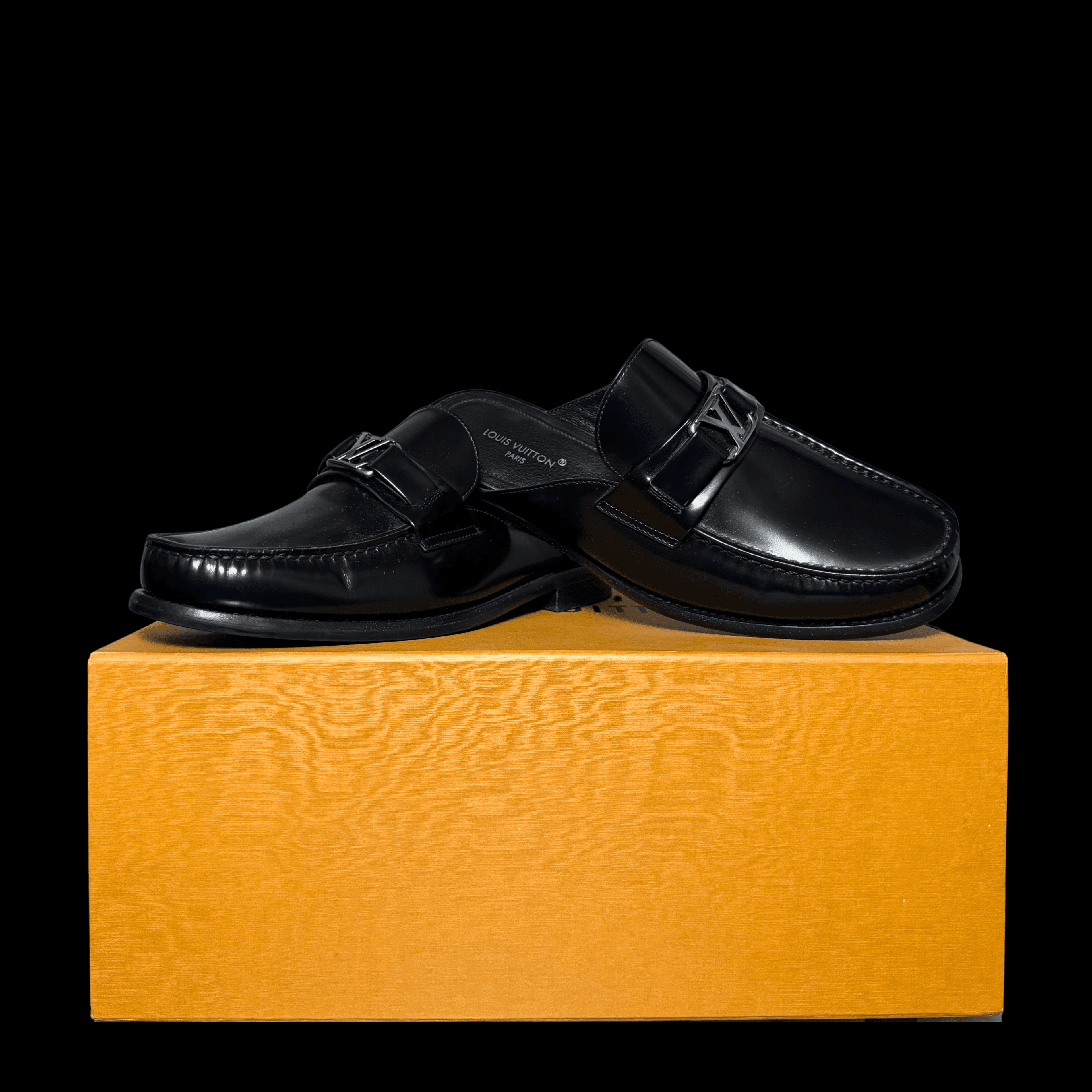 LV Major Open-Back Loafer Calf Leather