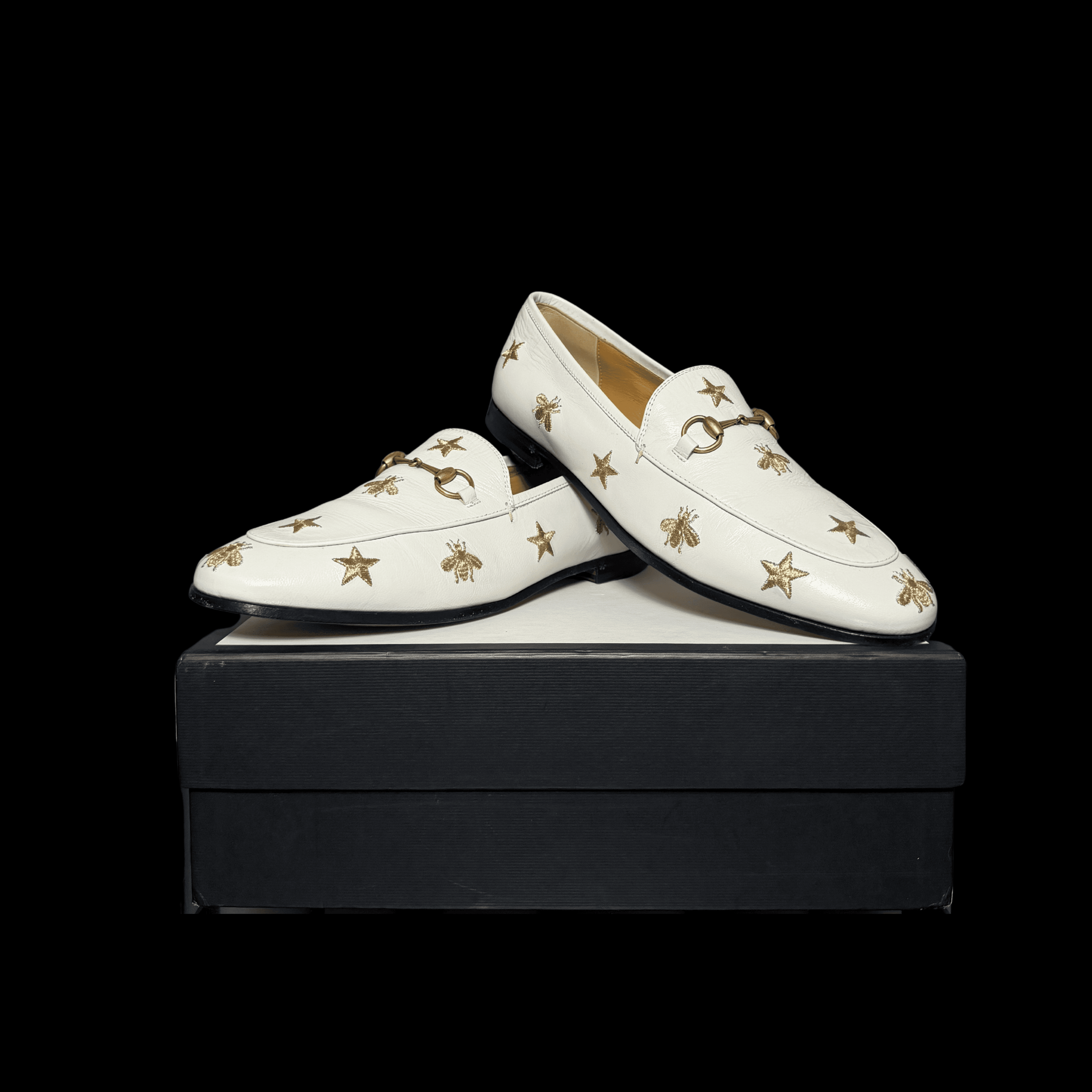 Gvcci Dublin Slip-On Embroidered Gold Bee